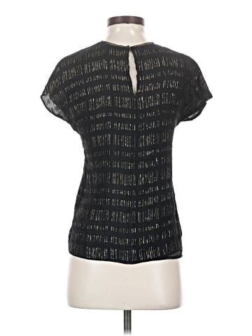 Reiss Short Sleeve Silk Top (view 2)