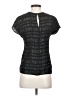 Reiss Black Short Sleeve Silk Top Size 0 - photo 2