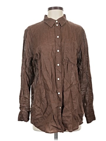 Gap Long Sleeve Button-Down Shirt (view 1)