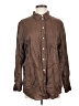 Gap 100% Linen Brown Long Sleeve Button-Down Shirt Size S - photo 1