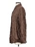 Gap 100% Linen Brown Long Sleeve Button-Down Shirt Size S - photo 5