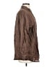 Gap 100% Linen Brown Long Sleeve Button-Down Shirt Size S - photo 4