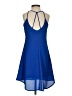 Xhilaration Solid Blue Cocktail Dress Size XS - photo 2