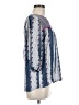 Matilda Jane 100% Rayon Blue 3/4 Sleeve Blouse Size M - photo 4