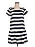 Pim + Larkin 100% Polyester Stripes Gray Casual Dress Size S - photo 1