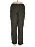 Catherines Solid Green Casual Pants Size 2X - photo 1