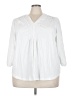 Lands' End White 3/4 Sleeve Blouse Size 3X - photo 1