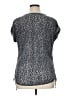 Extra Touch Gray Short Sleeve Top Size 1X - photo 2