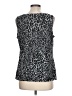 212 Collection Black Sleeveless Blouse Size L - photo 2