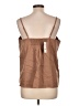 David Tate Brown Sleeveless Blouse Size L - photo 2