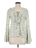 Guess 100% Viscose Green Long Sleeve Blouse Size M - photo 1