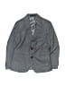 Lauren by Ralph Lauren 100% Polyester Chevron-herringbone Gray Blazer Size 8 - photo 1