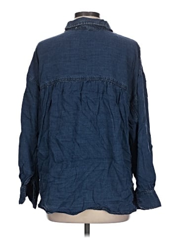 Banana Republic Factory Store Long Sleeve Button-Down Shirt (view 2)