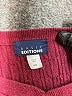 Basic Editions Burgundy Pullover Sweater Size M - photo 7