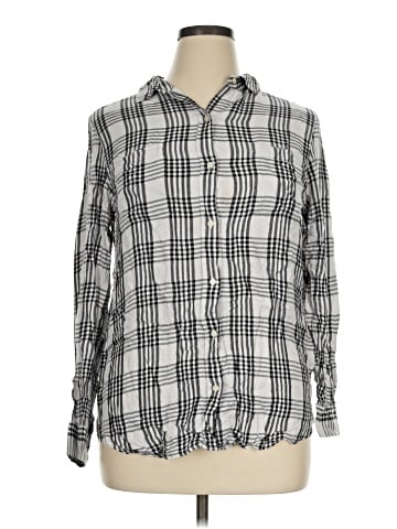 Banana Republic Factory Store Long Sleeve Button-Down Shirt (view 1)
