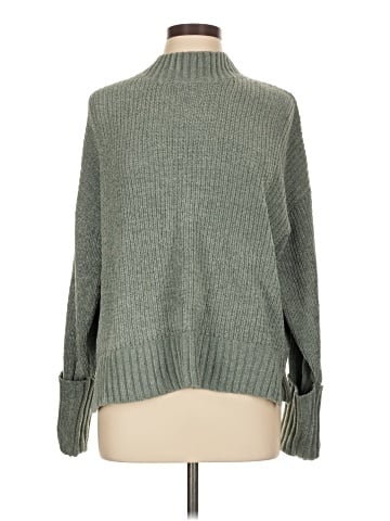 Pink Rose Turtleneck Sweater (view 1)