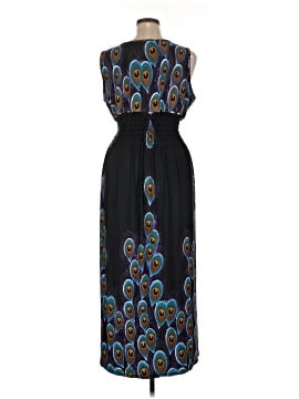jon and anna maxi dresses Jon & Anna Women's Black Polyester V-Neck Sleeveless Long Maxi Dress Size  Medium