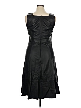 antonio melani black leather dress NWT-Antonio Melani Luxury Abigail Leather Dress, Size 2, Black