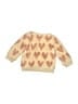 Hanna Andersson Hearts Yellow Pullover Sweater Size 12-18 mo - photo 2