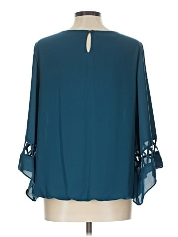 New Directions 3/4 Sleeve Blouse (view 2)