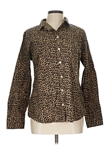 J.Crew Factory Store Long Sleeve Button-Down Shirt (view 1)