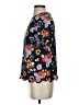 Victoria Beckham for Target 100% Polyester Floral Blue Short Sleeve Blouse Size S - photo 5