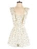Amuse Society 100% Polyester Polka Dots Ivory Romper Size M - photo 1