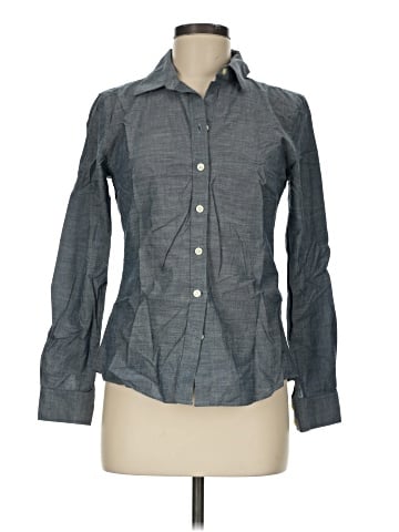Banana Republic Factory Store Long Sleeve Button-Down Shirt (view 1)