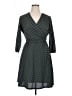 Mlle Gabrielle Stripes Green Casual Dress Size XL - photo 1