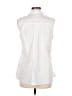PREMISE White Sleeveless Button-Down Shirt Size M - photo 2