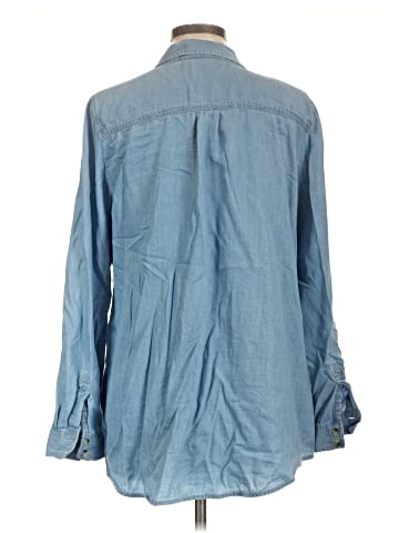 Motherhood Long Sleeve Button-Down Shirt (view 2)