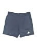 Adidas Solid Blue Athletic Shorts Size 8 - photo 1