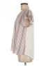 Papermoon 100% Polyester Stripes Ivory Short Sleeve Blouse Size M - photo 5