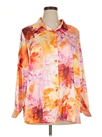 Susan Graver Long Sleeve Blouse (view 1)