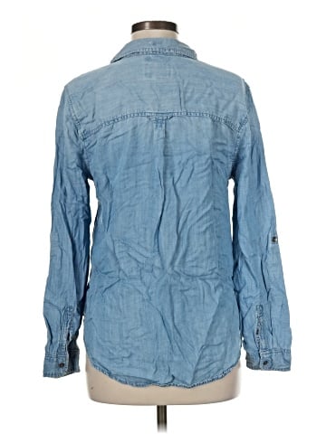 American Eagle Outfitters Long Sleeve Button-Down Shirt (view 2)