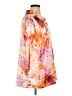 Susan Graver 100% Polyester Floral Orange Long Sleeve Blouse Size 1X - photo 4