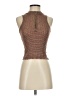 Hiatus Brown Sleeveless Top Size XS - photo 1