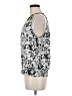 Laundry by Shelli Segal 100% Polyester Silver Sleeveless Blouse Size 8 - photo 5