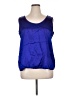Onyx Nite Blue Sleeveless Blouse Size 1X - photo 1