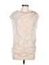 Zara Ivory Sleeveless T-Shirt Size M - photo 1
