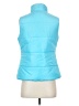 Merona 100% Polyester Blue Vest Size S - photo 2