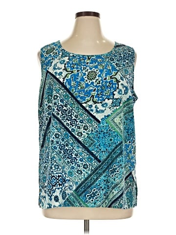 Draper's & Damon's Sleeveless Blouse (view 1)