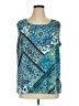 Draper's & Damon's 100% Polyester Teal Sleeveless Blouse Size 1X - photo 1