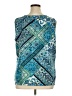 Draper's & Damon's 100% Polyester Teal Sleeveless Blouse Size 1X - photo 2