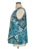 Draper's & Damon's 100% Polyester Teal Sleeveless Blouse Size 1X - photo 5