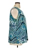 Draper's & Damon's 100% Polyester Teal Sleeveless Blouse Size 1X - photo 4