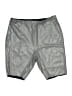 Forever 21 100% Polyurethane Metallic Silver Athletic Shorts Size L - photo 1