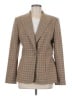 Classiques Entier Houndstooth Brown Blazer Size 8 - photo 1