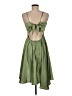 Unbranded Solid Green Cocktail Dress Size M - photo 2