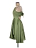 Unbranded Solid Green Cocktail Dress Size M - photo 5